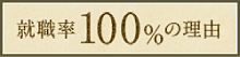 就職率100％の理由